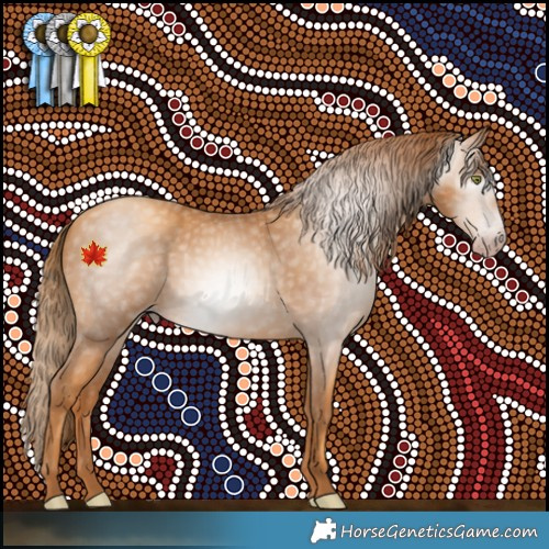 Horse Color:Gray Gold Champagne 