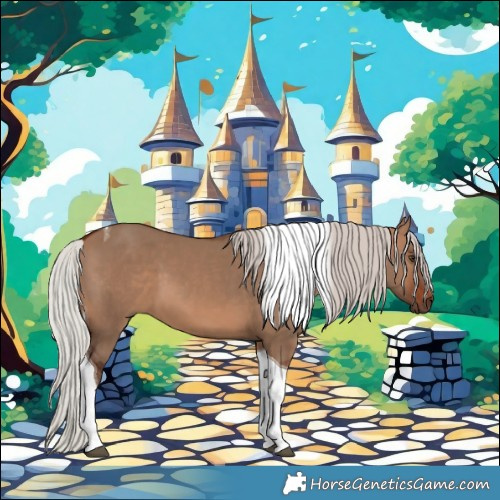 Horse Color:Silver Bay Dun Tobiano