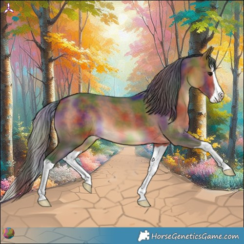 Horse Color:Nacre Bay Splash 