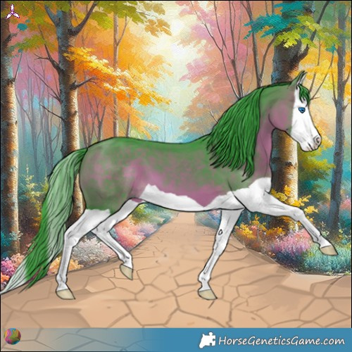 Horse Color:Watercolor Bay Splash 