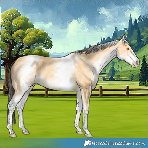 Horse Color:White Spotted Buckskin