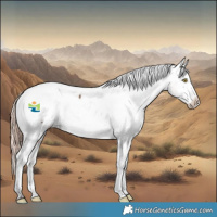 Horse Color:White Spotted Liver Red Dun Appaloosa
