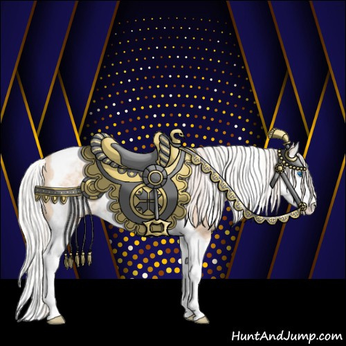 Horse Color:Silver Classic Champagne Dun Splash Tobiano 