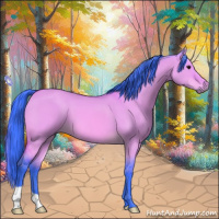 Horse Color:Watercolor Bay Dun 