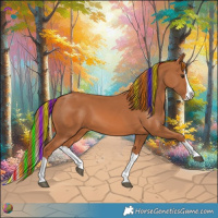 Horse Color:Painted Chestnut Splash 