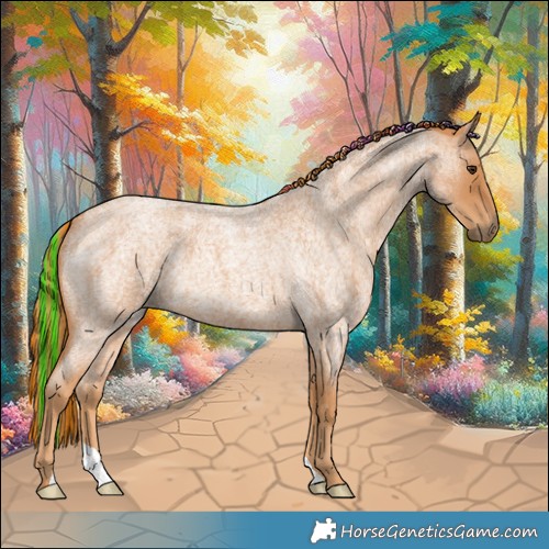 Horse Color:Painted Red Roan 