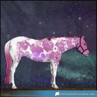 Horse Color:Watercolor White Spotted Chestnut Ice Tobiano 