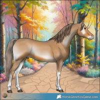 Horse Color:Watercolor Red Onyx Tobiano 