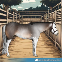 Horse Color:Gray Brown Sabino Splash Rabicano