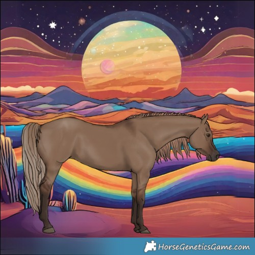 Horse Color:Liver Red Dun