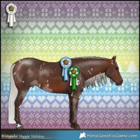 Horse Color:White Spotted Silver Brown 