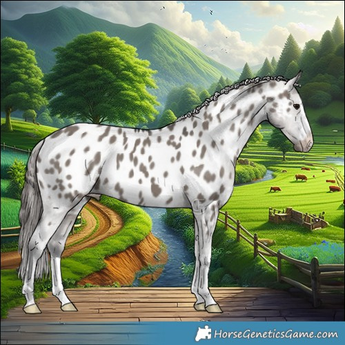 Horse Color:Grullo Appaloosa 