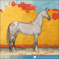 Horse Color:Liver Red Dun Appaloosa Brindle 