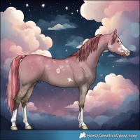 Horse Color:Painted Silver Bay Dun