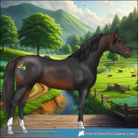Horse Color:Brown 