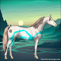 Horse Color:Painted Buckskin Ice Pearl 