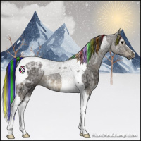 Horse Color:Painted Smoky Black Ice Tobiano 