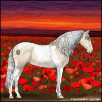 Horse Color:Silver Smoky Black Pearl Tobiano 