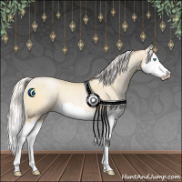 Horse Color:Silver Amber Cream Champagne Pearl Splash 