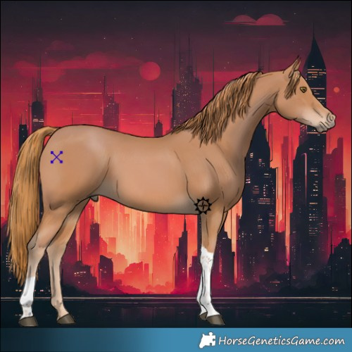 Horse Color:Chestnut Tobiano 