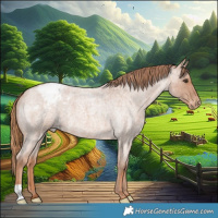 Horse Color:Red Roan Varnish 
