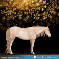 Horse Color:Gold Champagne Pearl Rabicano  and Gold Champagne Pearl Rabicano 