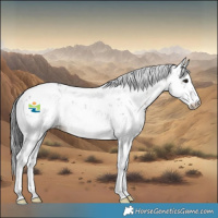 Horse Color:Brown Sabino 