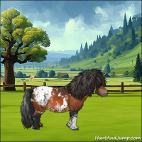 Horse Color:White Spotted Bay Appaloosa 