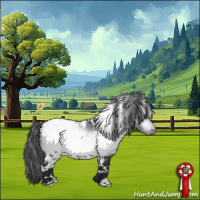 Horse Color:White Spotted Bay Chinchilla Snowcap 