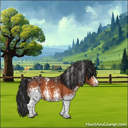 Horse Color:White Spotted Bay 