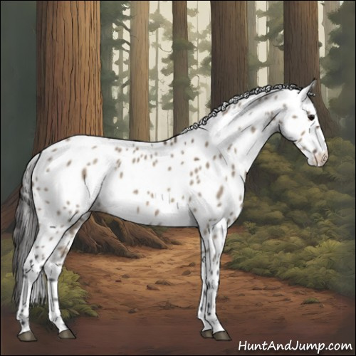 Horse Color:Brown Dun Appaloosa