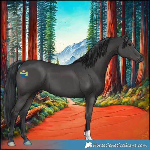 Horse Color:Black 