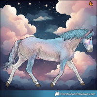 Horse Color:Watercolor Bay Onyx Brindle 