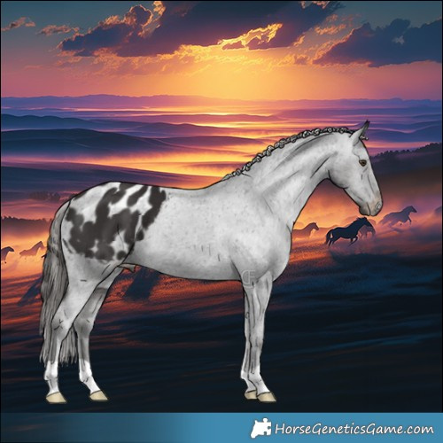 Horse Color:Liver Chestnut Appaloosa 