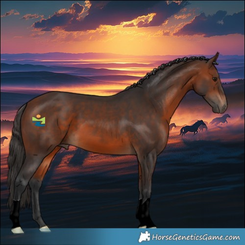 Horse Color:Brown 