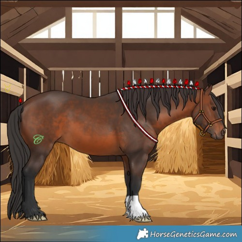 Horse Color:Brown 