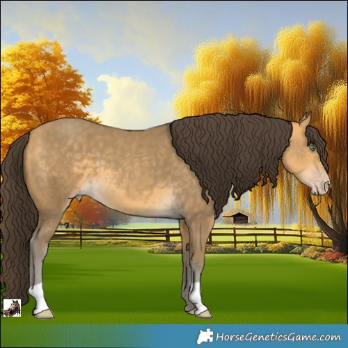 Horse Color:Sable Cream Champagne 