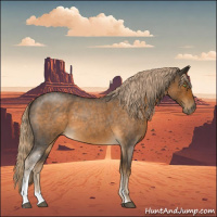 Horse Color:Chocolate Palomino Roan Sabino