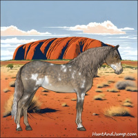 Horse Color:White Spotted Chocolate Palomino Roan 