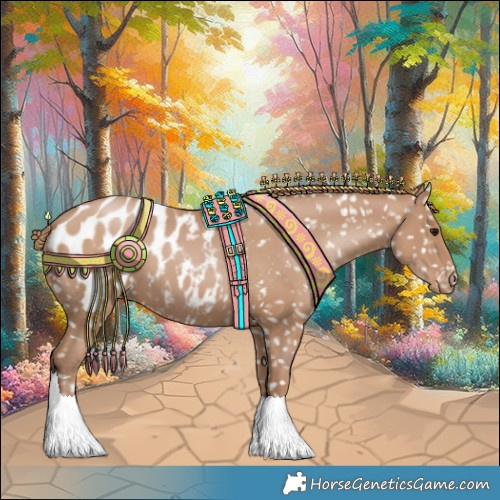 Horse Color:Black Pearl Appaloosa 