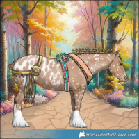 Horse Color:Black Pearl Appaloosa
