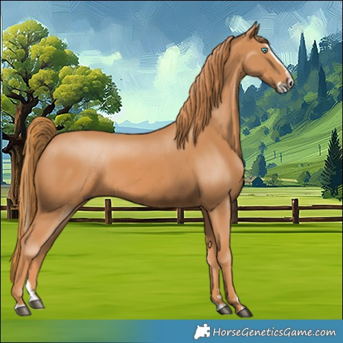 Horse Color:Chestnut Splash 