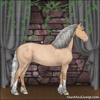 Horse Color:Silver Amber Champagne Roan Tobiano 