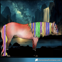 Horse Color:Gray Painted Silver Bay Dun 