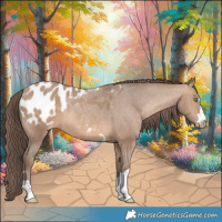 Horse Color:Sable Champagne Appaloosa 