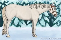 Horse Color:Smoky Creme Splash Tobiano Frame Brindle