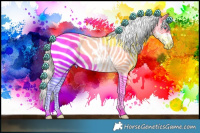 Horse Color:Smoky Creme Ice Appaloosa