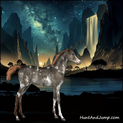 Horse Color:Gray White Spotted Liver Red Dun Ice Rabicano 
