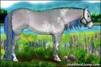 Horse Color:Painted Watercolor White Spotted Liver Red Dun Onyx