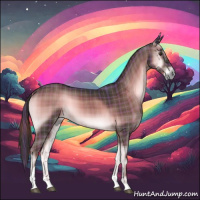 Horse Color:Plaid  Liver Red Onyx Tobiano 